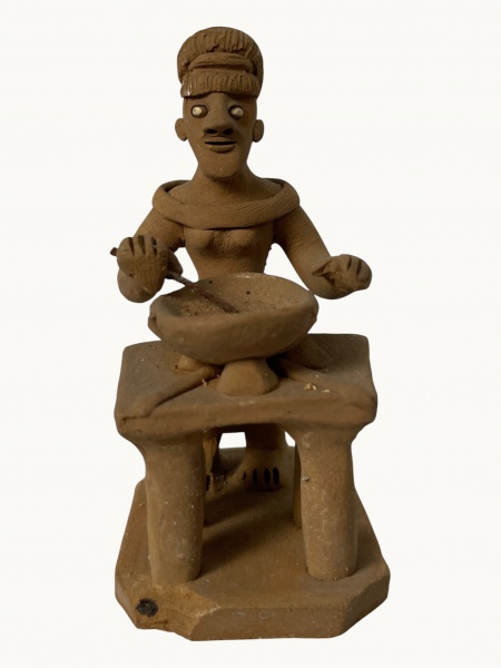 Arte . - 4744 - ARTE POPULAR - ESCULTURA COM REPRESENTAÇÃO DE foto 3