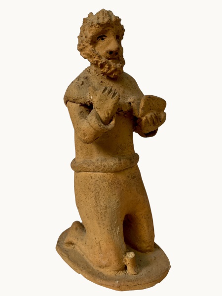 Arte . - 4762 - ARTE POPULAR - ESCULTURA COM REPRESENTAÇÃO DE foto 1