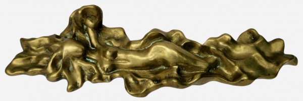Arte . - 2665 - BELÍSSIMA ESCULTURA COM REPRESENTAÇÃO DE CAMPO foto 3