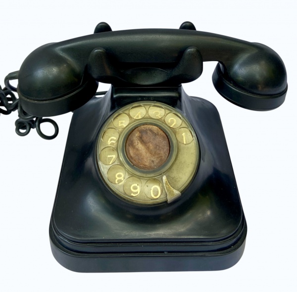 Arte . - 3133 - VINTAGE - ANTIGO TELEFONE DE DISCO DE PAREDE | foto 2