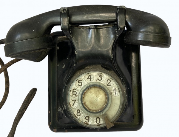 Arte . - 3133 - VINTAGE - ANTIGO TELEFONE DE DISCO DE PAREDE | foto 3