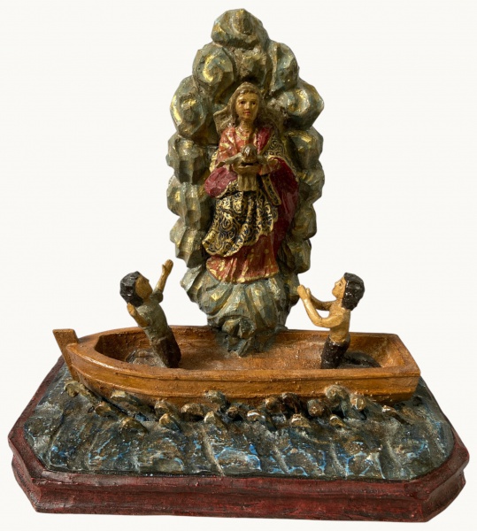 Arte . - 2438 - GRANDE ESCULTURA DE POMBA GIRA DE ROCA | BRAÇO foto 1