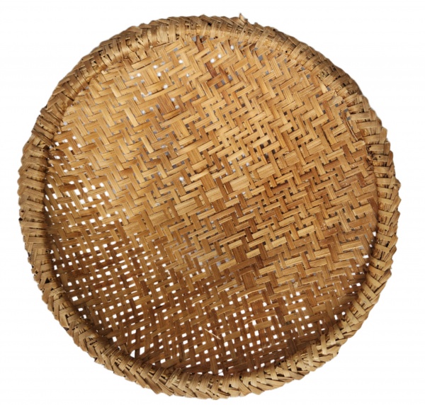 Arte . - 2235 - GRANDE FRUTEIRA CIRCULAR CONFECCIONADA EM FIBR foto 2