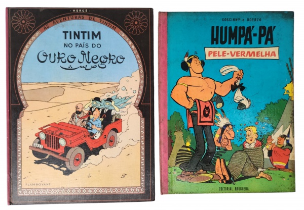 Arte . - 2365 - 2 LIVROS: TINTIM NO PAÍS DO OURO NEGRO - HERGÉ foto 4