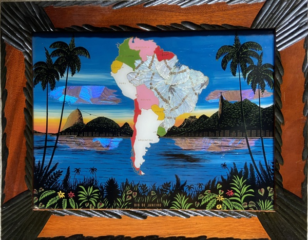 Arte . - 3410 - MOLDURA PARA QUADRO DECORADA COM ENTALHES - CO foto 3
