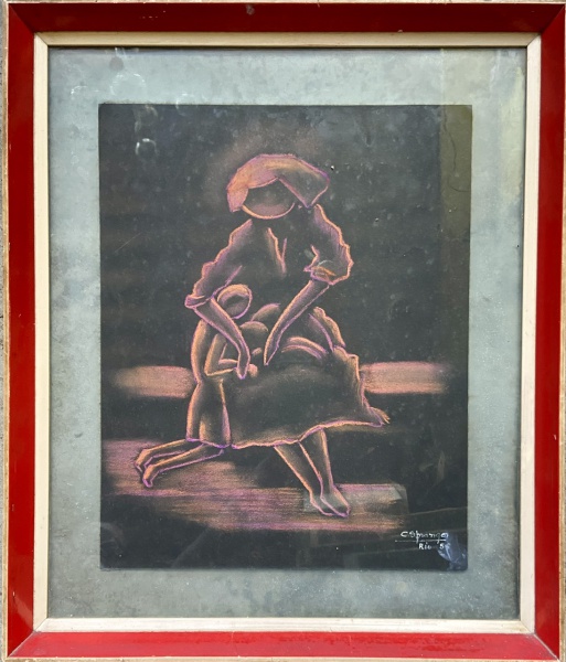 Arte . - 2998 - VINTAGE - TAXIDERMIA | QUADRO COM MANDALA FEIT foto 3