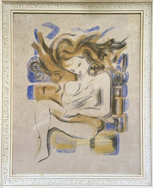 Arte . - 2994 - FRITZ VOELLMY - ÁGUA-FORTE SOBRE CARTÃO - VIST foto 2