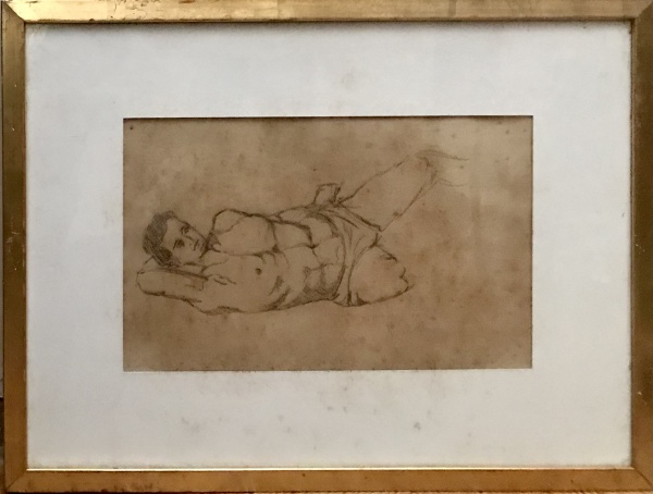 Arte . OLGA MARY PEDROZA - CROQUI SOBRE PAPEL - NU MASCULINO | foto 7