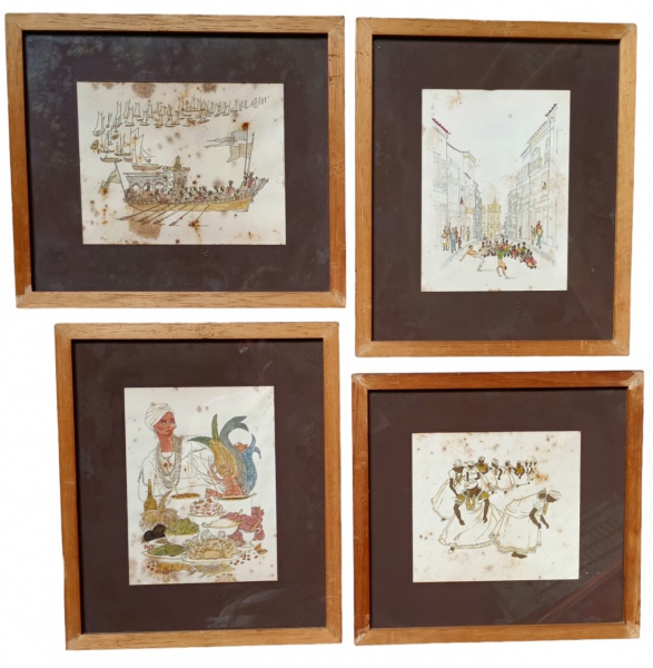 Arte . - 1760 - MISABEL PEDROZA - XILOGRAVURA - GUIA DE CEGA | foto 3