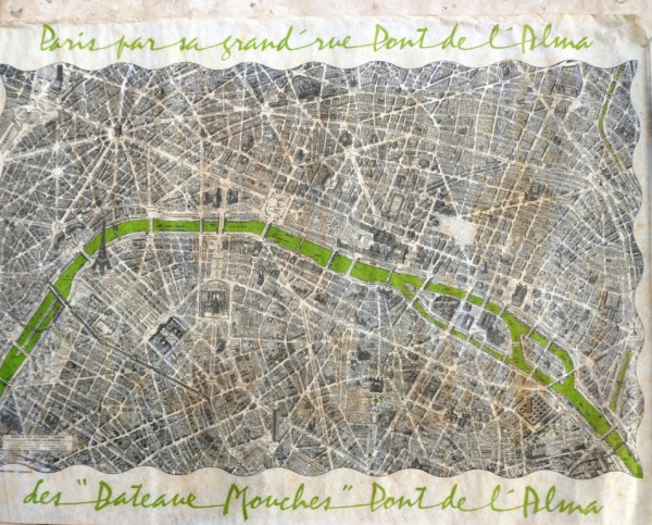 Arte . - 1653 - MAPA DE PARIS - IMPRESSO POR PROCESSO FOTOMECA foto 3