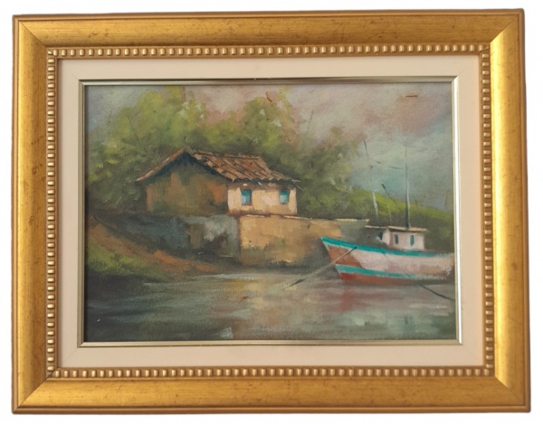 Arte . LÚCIO - AQUARELA SOBRE CARTÃO - DATADO 2007 | ASSINADO foto 4