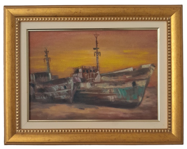Arte . SEM ASSINATURA - OST - CASA NO RIO - MOLDURA CONFECCION foto 1