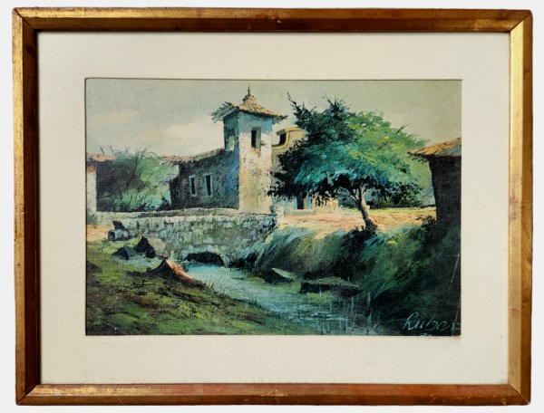 Arte . SEM ASSINATURA - OST - CASA NO RIO - MOLDURA CONFECCION foto 7