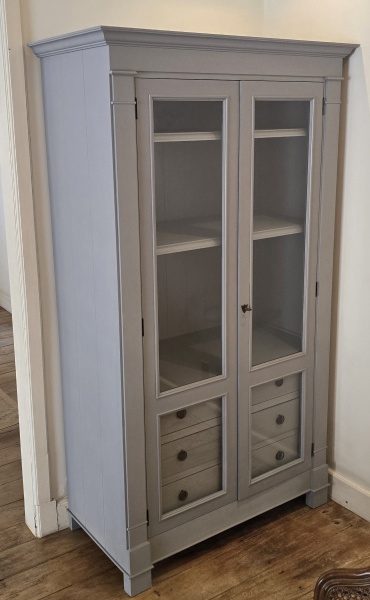 Arte . Bookcase vitoriano em madeira nobre com folha de rádica foto 5