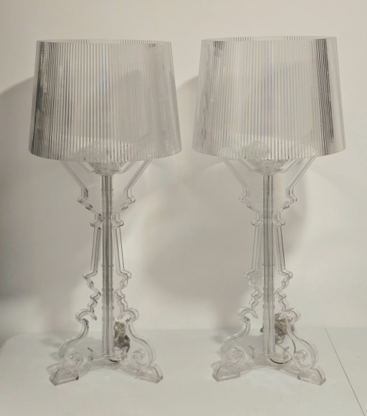 Arte . Par de luminárias de mesa Kartell Bourgie, projetada po foto 5