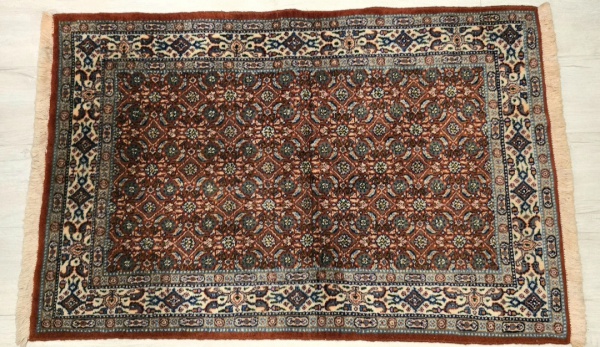 Arte . Kilim tapete de lã sobre lã desenhos geométricos (140cm foto 1