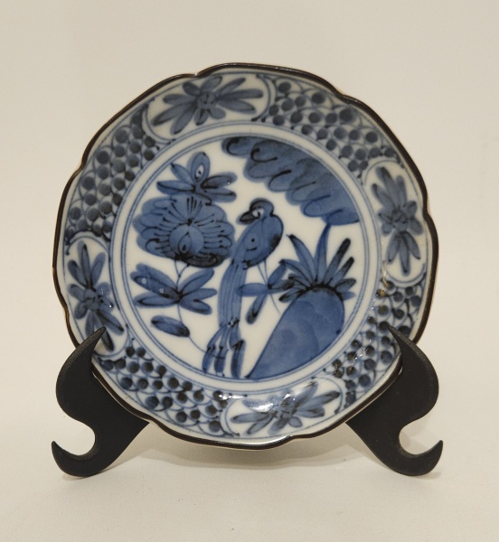 Arte . Prato em porcelana branca, pintado à mão, com mapa dos foto 6