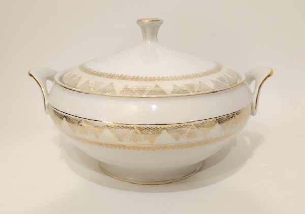 Arte . SCHMIDT - Conjunto de 6 pratos para sopa em porcelana, foto 8