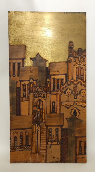 Arte . ANTONIO LEITE, 1977 - Desenho sobre papel, intitulado M foto 1