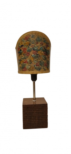 Arte . Lustre para 3 luzes, em bronze, cúpulas em vidro fosco. foto 5