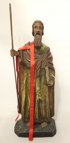 Arte . Sagrado Coração de Jesus, com aplicação em policromia. foto 1