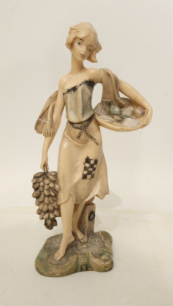 Arte . A. CESCHIATTI - "AS BANHISTAS", escultura em br foto 8