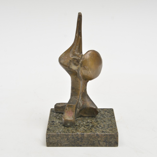 Arte . Duas peças. A) Antigo gongo chinês, moldado em bronze, foto 2