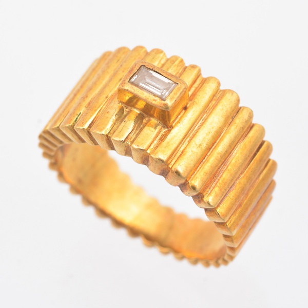 Arte . H STERN, anel em ouro branco nobre, 18 k, contrastado, foto 7