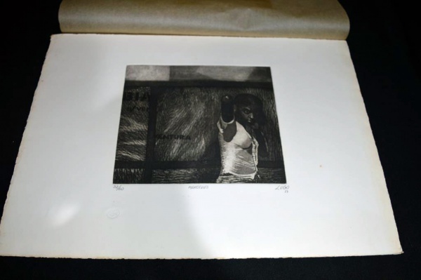 Arte . F. BELTRAN - Masses figura feminina técnica não identif foto 2