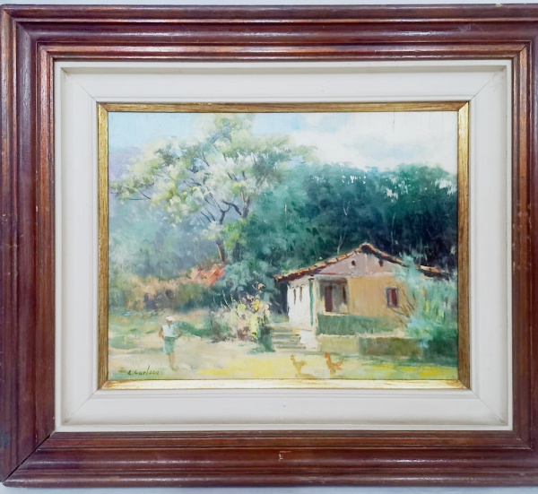 Arte . CELSO OLIVEIRA - Natureza morta com frutas O.S.T óleo s foto 5