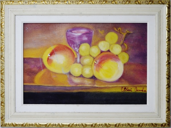 Arte . SILVIO PINTO - Marinha O.S.E (ÓLEO SOBRE EUCATEX) assin foto 3