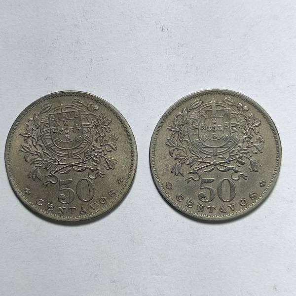 Arte . Lote constando de 4 moedas de 50 centavos, Argentina, e foto 8