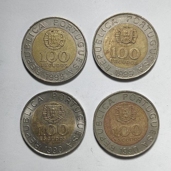 Arte . Moeda de 20 Escudos português, datada de 1988, apresent foto 2