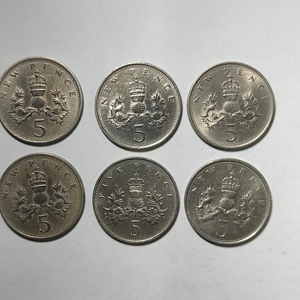 Arte . Moeda do Reino Unido de 50 Pence datada de 1969, no for foto 7