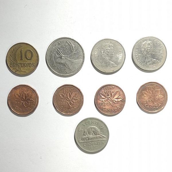 Arte . Moeda de 1 centavo do canadá, em comemoração do centená foto 2