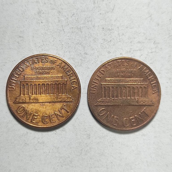 Arte . Quatro moedas de 1 centavo do brasil, datadas de 2000, foto 3