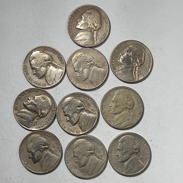 Arte . lote constando de oito moedas americanas de quarter dol foto 2