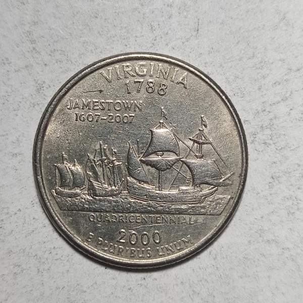 Arte . Cinco moedas de dez centavos dos estados unidos, datada foto 6