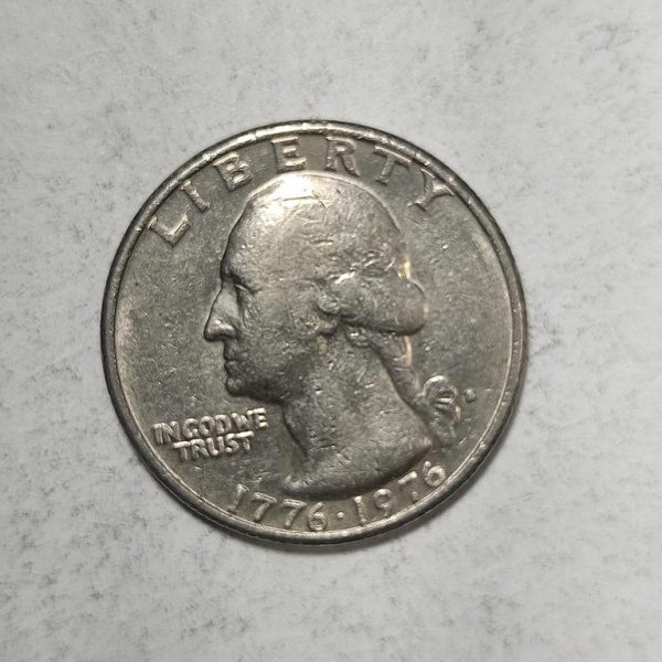 Arte . moeda americana de 25 centavos de dólar, datada de 1995 foto 4