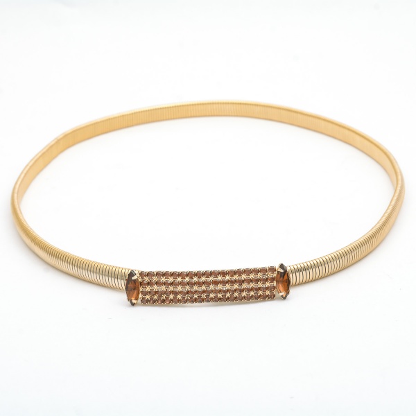 Arte . Pulseira indiana de metal amarelo com placas de osso, p foto 7