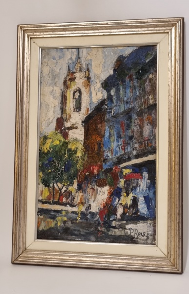 Arte . Reprodução, "LARGO DO PAÇO". Medidas da imagem: foto 3