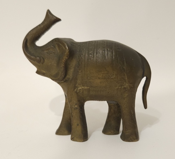 Arte . Escultura em bronze, representando elefante. Altura: 10 foto 5