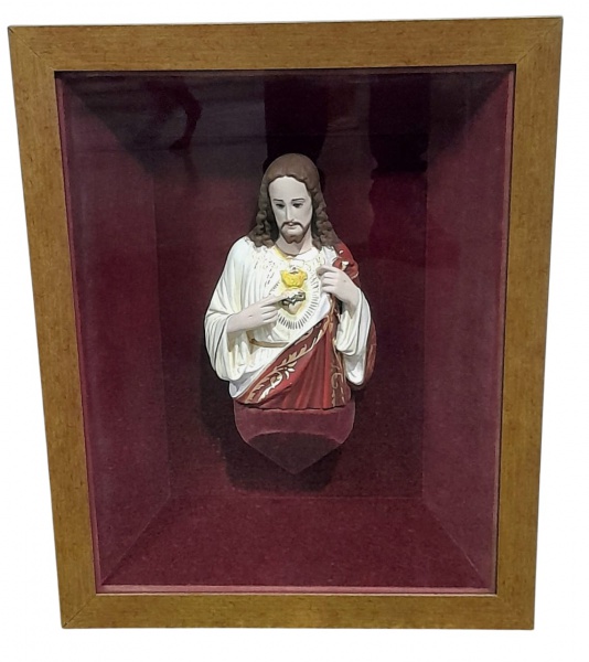 Arte . Castiçal em madeira entalhada com imagem de Jesus crist foto 4