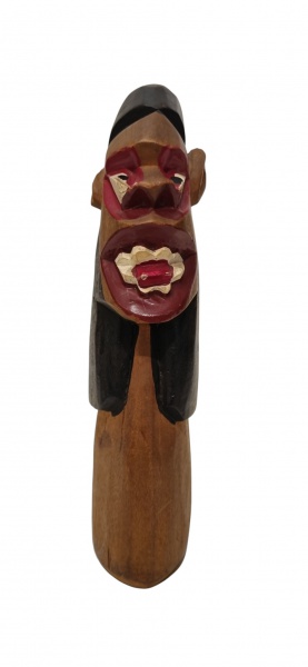 Arte . Escultura em vidro translúcido, representando lobo. Med foto 7