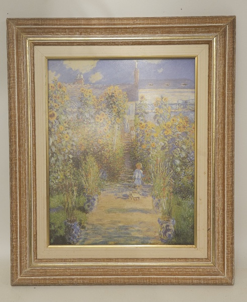 Arte . Quadro O.S.C. -  P. Reis - Sobrado e Igreja. Medidas 47 foto 7