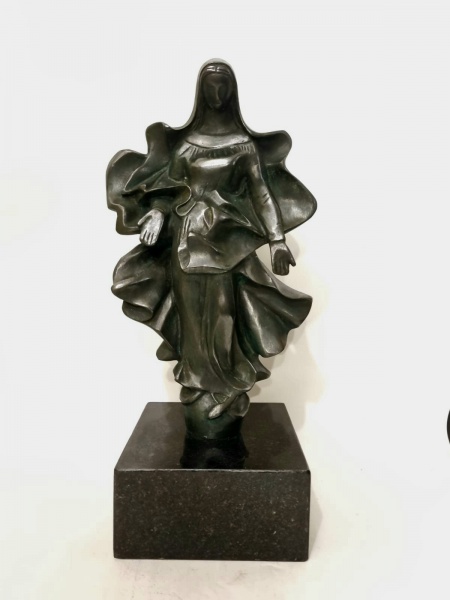 Arte . Escultura em bronze, representando elefante. Altura: 10 foto 2