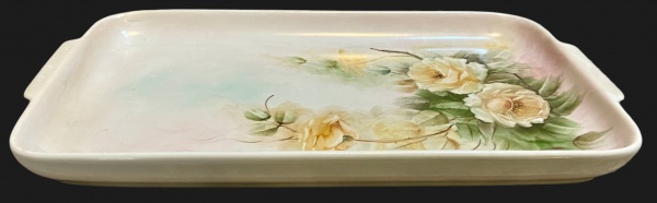 Arte . CENTRO DE MESA OITAVADO DECORADO COM PINTURA MANUAL DE foto 2