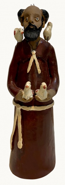 Arte . ESCULTURA DE SÃO FRANCISCO DE ASSIS CONFECCIONADA EM TE foto 6