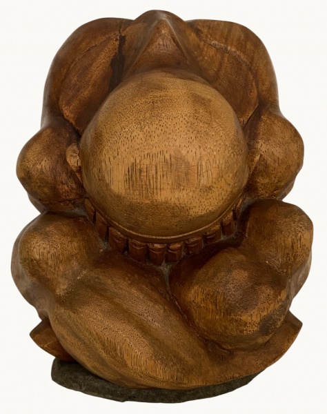 Arte . INDIA - ESCULTURA DE ELEFANTE CONFECCIONADA EM MADEIRA foto 3