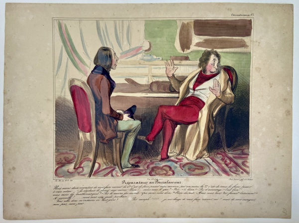 Arte . RARIDADE - SÉCULO XIX - FRANCE | HONORÉ DAUMIER - LITOG foto 8